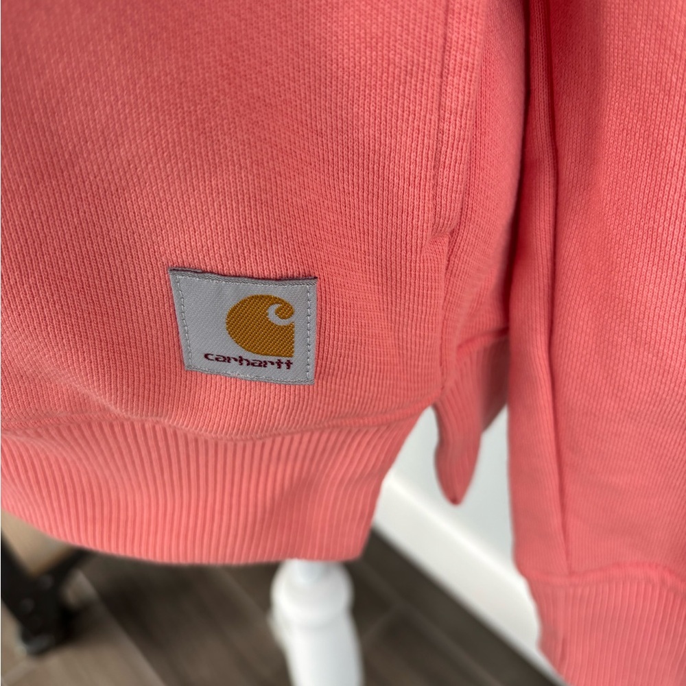 Carhartt Quarter Zip Sweatshirt M - Picture 4 of 7